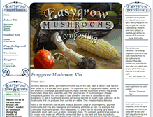 Tablet Screenshot of easygrowmushrooms.com
